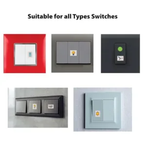 Smart Switch Icon Sticker Sheet – 88 Visual Labels for Home & Office Switchboards
