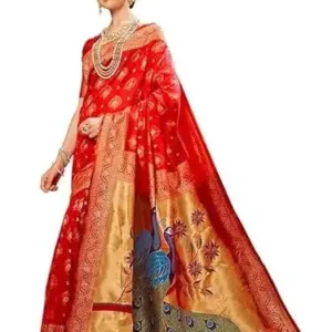 Jacquard Saree  Royal Peacock Collection