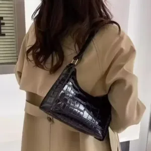 Textured Sling Bag for Women – Faux Leather Crossbody Bag