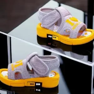 Kids Shiny Indoor Outdoor Sandals with Whistle Sound Chu-Chu Musical Comfortable Footwear