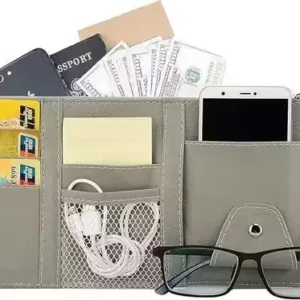 Car Sun Visor Organizer with Zipper – Car Accessories