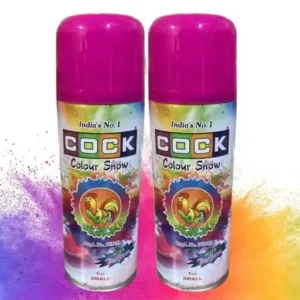 Cock Brand Colour Snow Spray Pack of 2 | Multicolor Party Celebration Spray